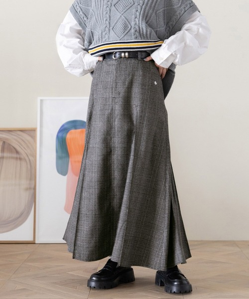 POLO BCS（ポロ ビーシーエス）の「＜POLO BCS/ポロ・ビーシーエス＞別注/アソートプリーツスカート（スカート・レディース・ベージュ/ネイビー系/グレー系・FREE）」の11枚目の写真