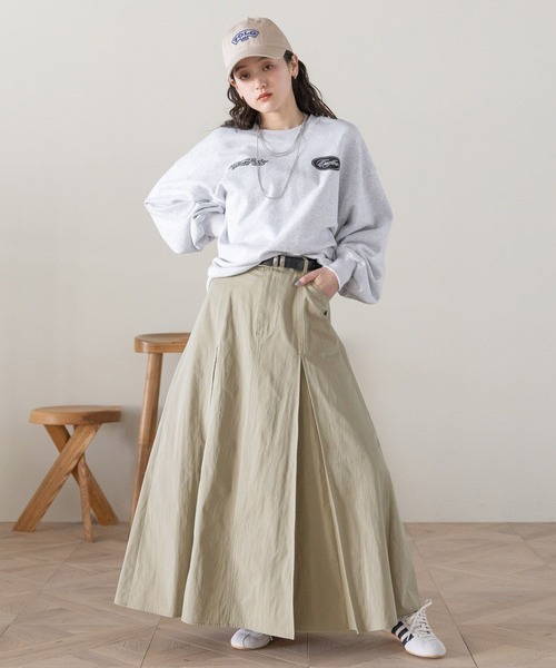 POLO BCS（ポロ ビーシーエス）の「＜POLO BCS/ポロ・ビーシーエス＞別注/アソートプリーツスカート（スカート・レディース・ベージュ/ネイビー系/グレー系・FREE）」の12枚目の写真