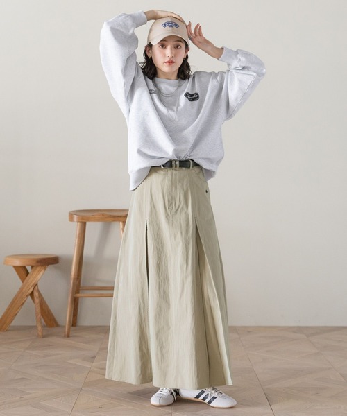 POLO BCS（ポロ ビーシーエス）の「＜POLO BCS/ポロ・ビーシーエス＞別注/アソートプリーツスカート（スカート・レディース・ベージュ/ネイビー系/グレー系・FREE）」の13枚目の写真