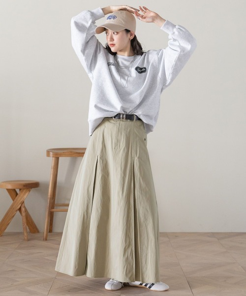 POLO BCS（ポロ ビーシーエス）の「＜POLO BCS/ポロ・ビーシーエス＞別注/アソートプリーツスカート（スカート・レディース・ベージュ/ネイビー系/グレー系・FREE）」の14枚目の写真