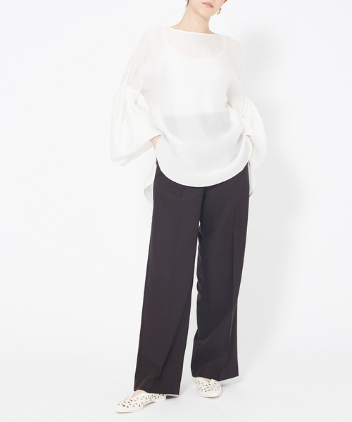 Au BANNISTER（オゥバニスター）の「【Vibram/ヴィブラムソール】フラットパンプス（パンプス・レディース・イエロー/シルバー/アイボリー/ブラック・35/36/37/38/39）」の22枚目の写真