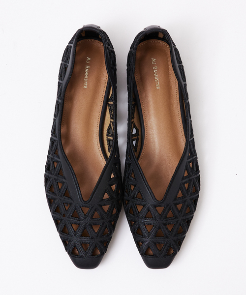 Au BANNISTER（オゥバニスター）の「【Vibram/ヴィブラムソール】フラットパンプス（パンプス・レディース・イエロー/シルバー/アイボリー/ブラック・35/36/37/38/39）」の18枚目の写真