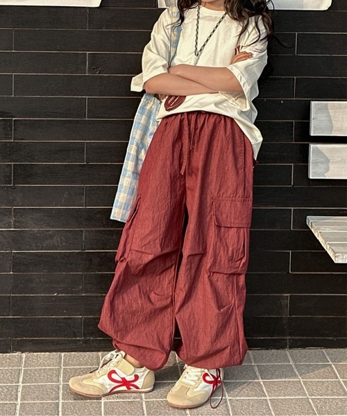 aimoha（アイモハ）の「【aimoha-KIDS-】ミリタリーポケットパンツ（その他パンツ・キッズ・レッド/ネイビー/ライトグレー・150/140/130/120/170/160）」の11枚目の写真