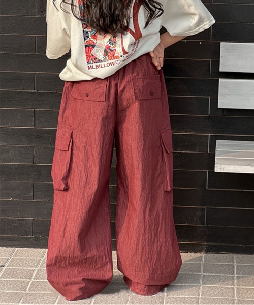 aimoha（アイモハ）の「【aimoha-KIDS-】ミリタリーポケットパンツ（その他パンツ・キッズ・レッド/ネイビー/ライトグレー・150/140/130/120/170/160）」の4枚目の写真