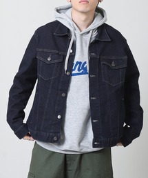 HANES（ヘインズ）の「【HANES / ヘインズ】 ストレッチ デニム Gジャン / デニムジャケット（デニムジャケット）」