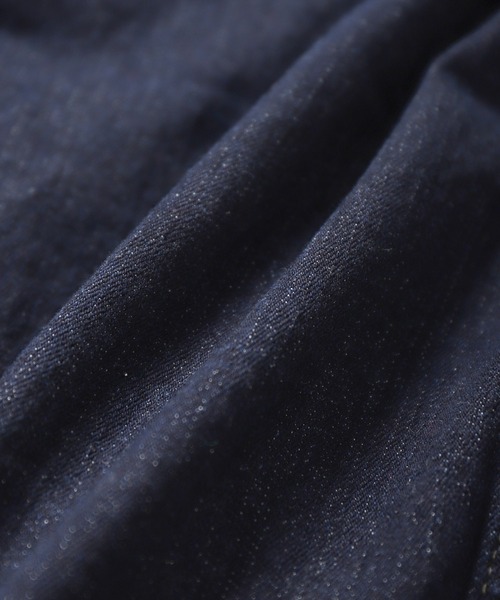 HANES(ヘインズ)の「【HANES / ヘインズ】 ストレッチ デニム Gジャン / デニムジャケット(デニムジャケット・メンズ・ネイビー/ブルー/サックスブルー・MEDIUM/X-LARGE/LARGE/SMALL)」の12枚目の写真
