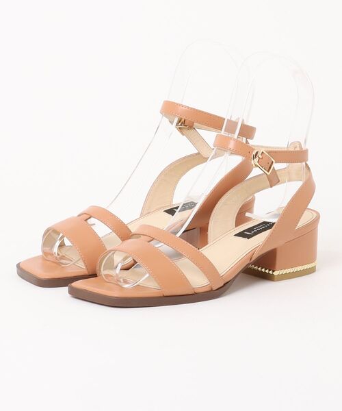 MACKINTOSH LONDON(マッキントッシュ ロンドン)の「アンクルストラップサンダル(サンダル・レディース・ブラック/グレイッシュベージュ/オレンジ・22.0cm/22.5cm/23.0cm/23.5cm/24.0cm/24.5cm)」の1枚目の写真