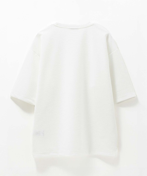 URBAN COLLECTION(アーバンコレクション)の「URBANCOLLECTION AIR Smoosy ドライリップル 無地テーパードTシャツ(Tシャツ/カットソー・メンズ・ブラック/モカ/ホワイト/ライトグレー/グリーン・S/M/L/XL)」の20枚目の写真