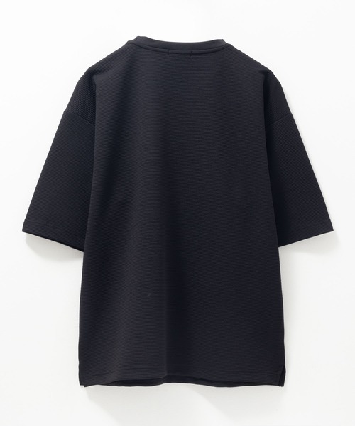URBAN COLLECTION(アーバンコレクション)の「URBANCOLLECTION AIR Smoosy ドライリップル 無地テーパードTシャツ(Tシャツ/カットソー・メンズ・ブラック/モカ/ホワイト/ライトグレー/グリーン・S/M/L/XL)」の22枚目の写真