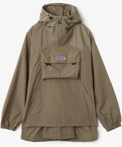 セール】atmos Front Pocket Ripstop Anorak Hoodie / アトモス