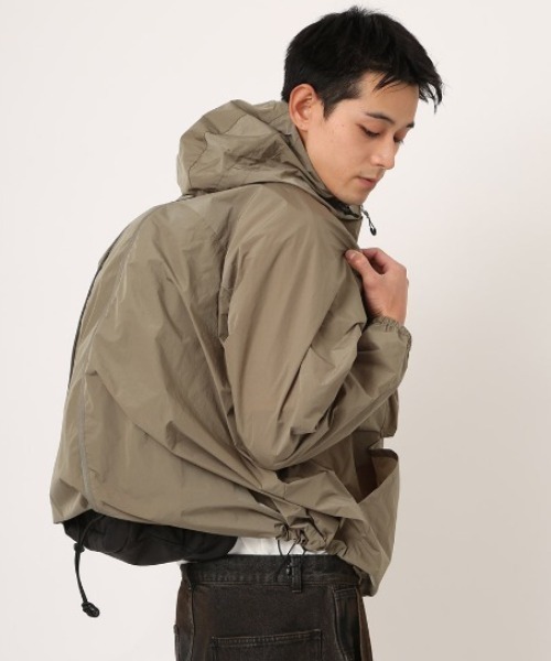 atmos(アトモス)の「atmos Front Pocket Ripstop Anorak Hoodie / アトモス フロント ポケット リップストップ アノラック パーカー(その他アウター・メンズ・ウッドランド/カーキ/ブラック・M/L/XL)」の17枚目の写真
