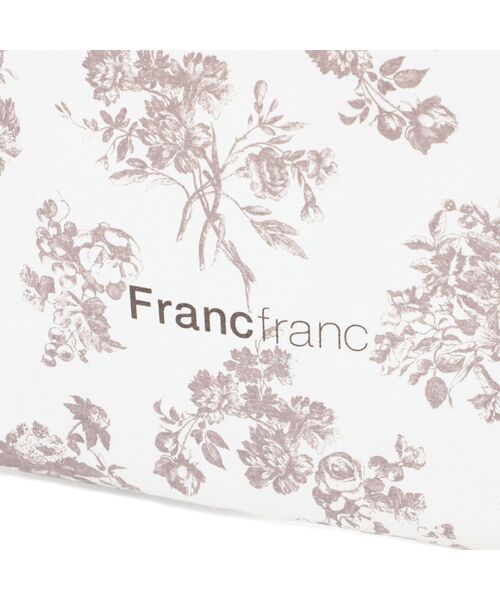 Francfranc(フランフラン)の「ロゴトート 2 クラシックフラワー S ベージュ(トートバッグ・レディース・ベージュ・FREE)」の4枚目の写真
