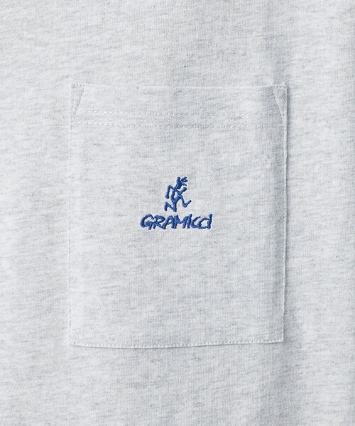 Gramicci（グラミチ）の「【別注】＜Gramicci＞GLR ヘム レイヤード Tシャツ（Tシャツ/カットソー・メンズ・ホワイト/オリーブ/グレー・M/L/XL）」の15枚目の写真