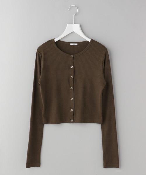 A part by(アパートバイ)の「ハリヌキカーディガン(カーディガン/ボレロ・レディース・ブラウン/ブラック/イエロー系その他・FREE)」の2枚目の写真