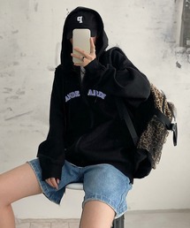 VIBGYOR | [NARULA/ナルラ]カレッジスタイル オーバーサイズ ロゴ フーディー(CZ)(パーカー)