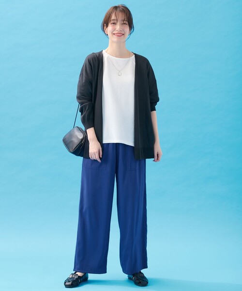ANY（エニィ）の「トッパーニットカーディガン（カーディガン/ボレロ・レディース・ライトグレー系/グレー系・F）」の15枚目の写真