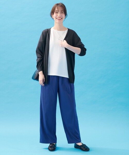 ANY（エニィ）の「トッパーニットカーディガン（カーディガン/ボレロ・レディース・ライトグレー系/グレー系・F）」の14枚目の写真