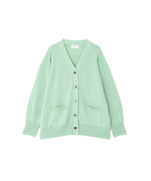 human woman（ヒューマンウーマン）の「◆【ウォッシャブル】ペーパーヤーンミドル丈カーディガン（カーディガン/ボレロ・レディース・ライトグリーン/ホワイト/パープル・MEDIUM）」の18枚目の写真