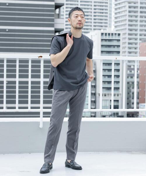 URBAN RESEARCH ROSSO MEN(アーバンリサーチロッソメン)の「『WEB限定』『XLサイズあり』吸湿速乾 2PACK T-SHIRTS(Tシャツ/カットソー・メンズ・ネイビー/ホワイト/ブラック/チャコールグレー・SMALL/MEDIUM/LARGE/X-LARGE)」の21枚目の写真