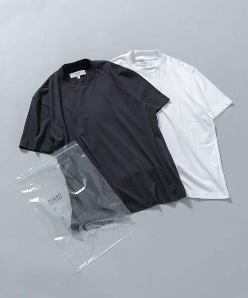 URBAN RESEARCH ROSSO MEN(アーバンリサーチロッソメン)の「『WEB限定』『XLサイズあり』吸湿速乾 2PACK T-SHIRTS(Tシャツ/カットソー・メンズ・ネイビー/ホワイト/ブラック/チャコールグレー・SMALL/MEDIUM/LARGE/X-LARGE)」の17枚目の写真