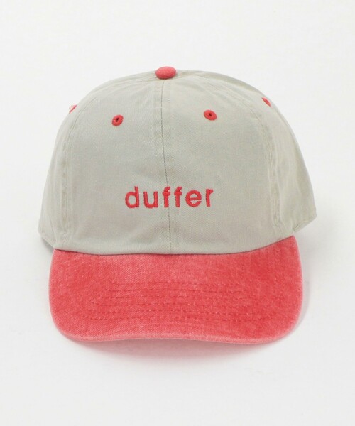UNITED ARROWS & SONS（ユナイテッドアローズアンドサンズ）の「＜The DUFFER N NEPHEWS＞ BASEBALL CAP/キャップ（キャップ・メンズ・ダークグリーン/ダークグレー/レッド・FREE）」の4枚目の写真