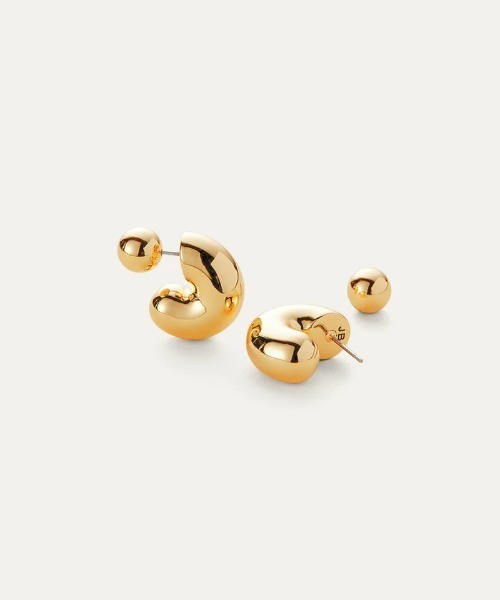 JENNYBIRD(ジェニーバード)の「【JENNY BIRD/ジェニーバード】フープピアス TOME HOOPS - MEDIUM(ピアス(両耳用)・レディース・シルバー/ゴールド・FREE)」の22枚目の写真