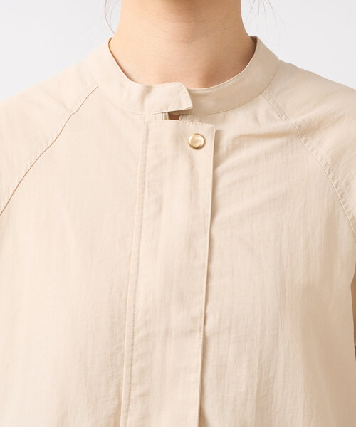 un dix cors（アンディコール）の「ナイロンドロストコート（トレンチコート・レディース・ブラック/ベージュ・FREE）」の9枚目の写真