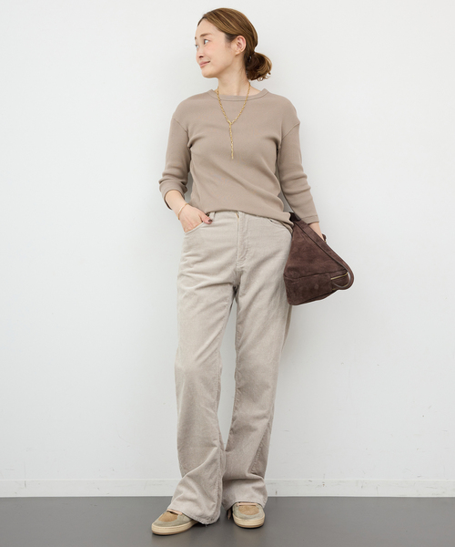 Deuxieme Classe（ドゥーズィエムクラス）の「*追加 Dignity Tシャツ（Tシャツ/カットソー・レディース・ウッド/チョコ/ボルドー/ピンク・FREE）」の20枚目の写真