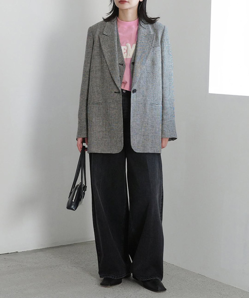 セール】【INSCRIRE /アンスクリア】Print Tight Fit Tee：T