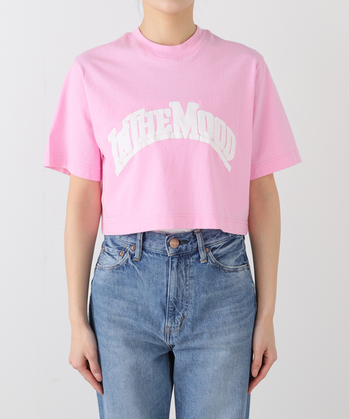 【最終値下げ】INSCRIREアンスクリアPrint Tight Fit Tee セール】【INSCRIRE /アンスクリア】Print Tight Fit Tee：T