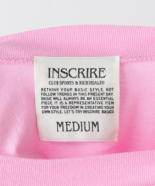 セール】【INSCRIRE /アンスクリア】Print Tight Fit Tee：T