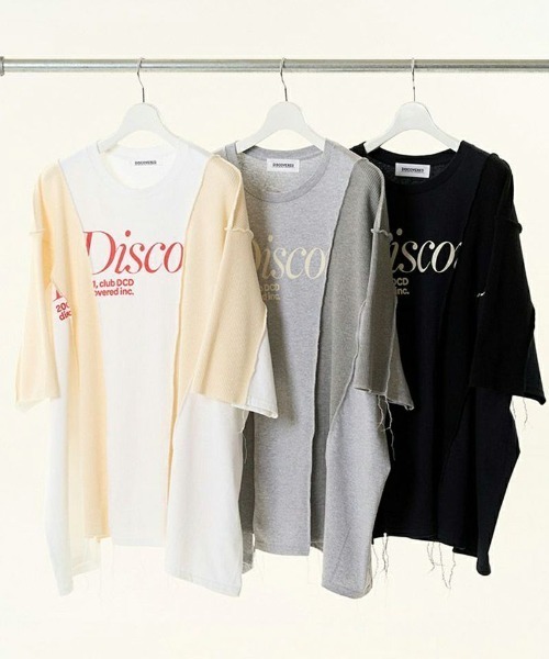 DISCOVERED(ディスカバード)の「DISCOVERED REMAKE LIKE CUTSEWN(Tシャツ/カットソー・メンズ・ホワイト/グレー/ブラック・1/3)」の4枚目の写真
