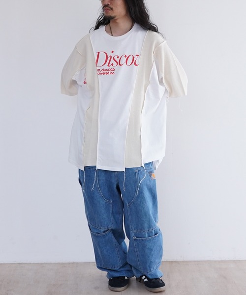 DISCOVERED(ディスカバード)の「DISCOVERED REMAKE LIKE CUTSEWN(Tシャツ/カットソー・メンズ・ホワイト/グレー/ブラック・1/3)」の21枚目の写真