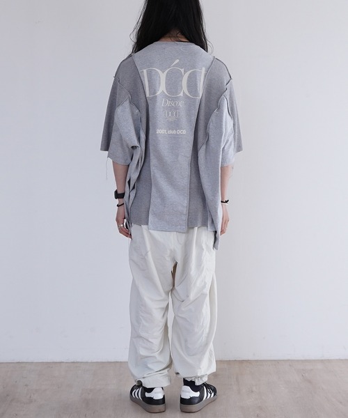DISCOVERED(ディスカバード)の「DISCOVERED REMAKE LIKE CUTSEWN(Tシャツ/カットソー・メンズ・ホワイト/グレー/ブラック・1/3)」の6枚目の写真