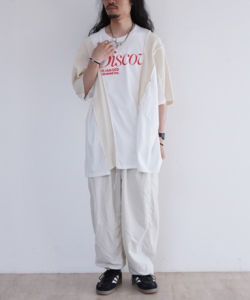 DISCOVERED(ディスカバード)の「DISCOVERED REMAKE LIKE CUTSEWN(Tシャツ/カットソー・メンズ・ホワイト/グレー/ブラック・1/3)」の20枚目の写真