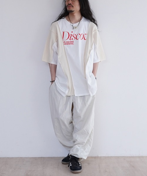 DISCOVERED(ディスカバード)の「DISCOVERED REMAKE LIKE CUTSEWN(Tシャツ/カットソー・メンズ・ホワイト/グレー/ブラック・1/3)」の19枚目の写真