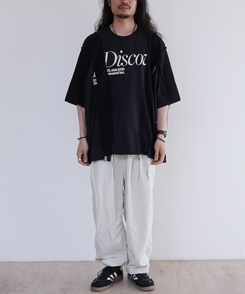 DISCOVERED(ディスカバード)の「DISCOVERED REMAKE LIKE CUTSEWN(Tシャツ/カットソー・メンズ・ホワイト/グレー/ブラック・1/3)」の10枚目の写真