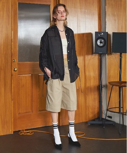 2way Double Waist Curve Shorts/2WAYダブルウエストカーブ