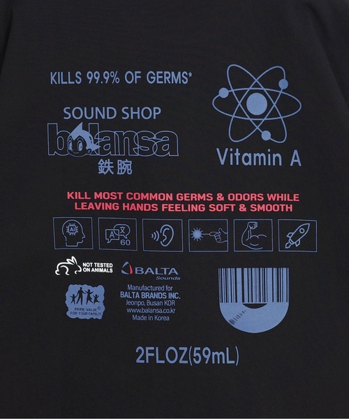 balansa（バランサ）の「L/S TEE | SOUND SHOP balansa × ASTRO BOY（Tシャツ/カットソー・メンズ・ホワイト/ブラック・MEDIUM/LARGE/X-LARGE）」の14枚目の写真