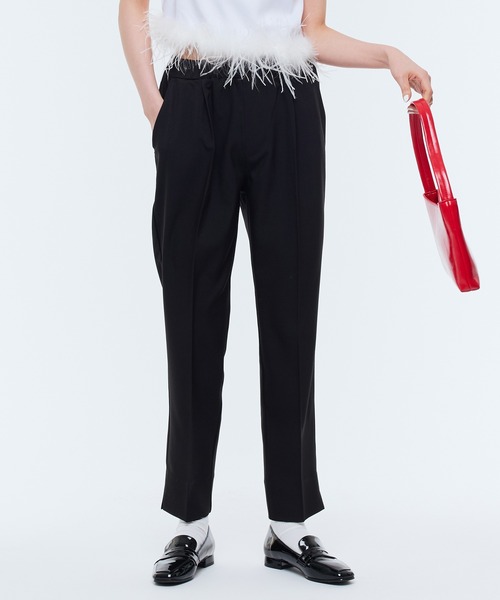 Narcissus(ナルシス)の「テーパードパンツ(その他パンツ・レディース・ブラック/ピンク・FREE)」の1枚目の写真