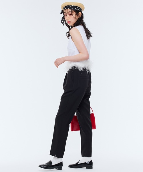 Narcissus(ナルシス)の「テーパードパンツ(その他パンツ・レディース・ブラック/ピンク・FREE)」の4枚目の写真
