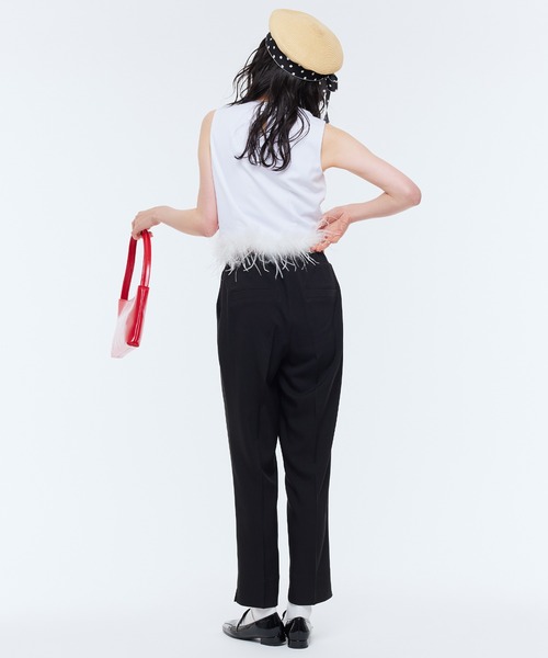 Narcissus(ナルシス)の「テーパードパンツ(その他パンツ・レディース・ブラック/ピンク・FREE)」の5枚目の写真