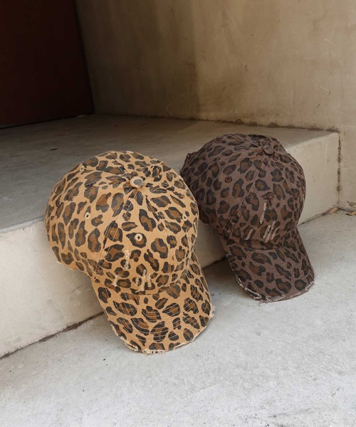 Leopardキャップ ヒョウ柄 パンサー柄 キャップ メンズ