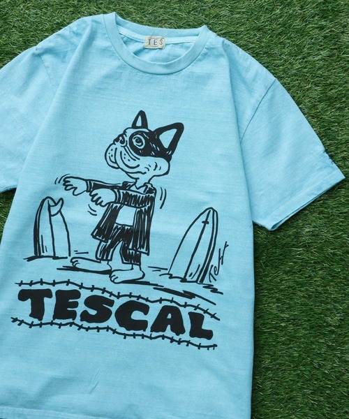 TES VINTAGE GRAPHIC PIGMENT T-SHIRT / Tシャツ（Tシャツ/カットソー