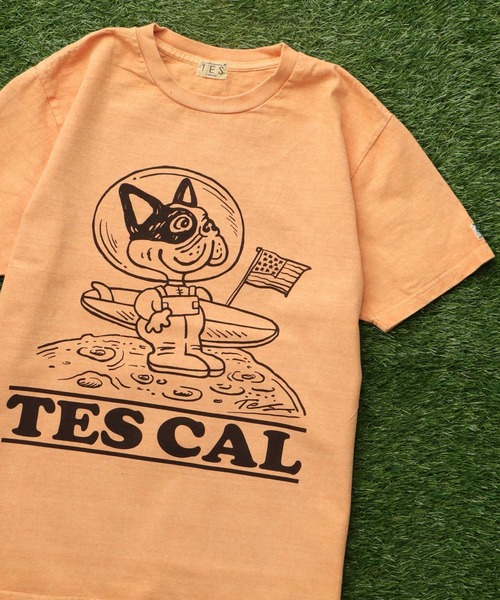 TES VINTAGE GRAPHIC PIGMENT T-SHIRT / Tシャツ（Tシャツ/カットソー