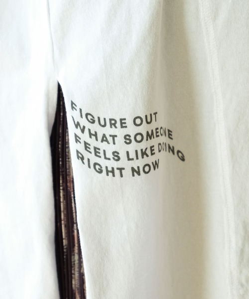 LEPSIM（レプシィム）の「【産前・産後対応】マタニティ／接ぎチュニックワンピース　327406（マタニティウェア/グッズ・レディース・オフホワイト/チャコールグレー/ブラウン・FREE）」の4枚目の写真