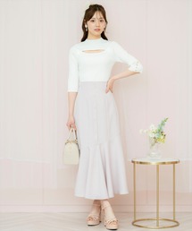 WILLSELECTION（ウィルセレクション）の「バックリボンフレアヘムスカート（スカート）」