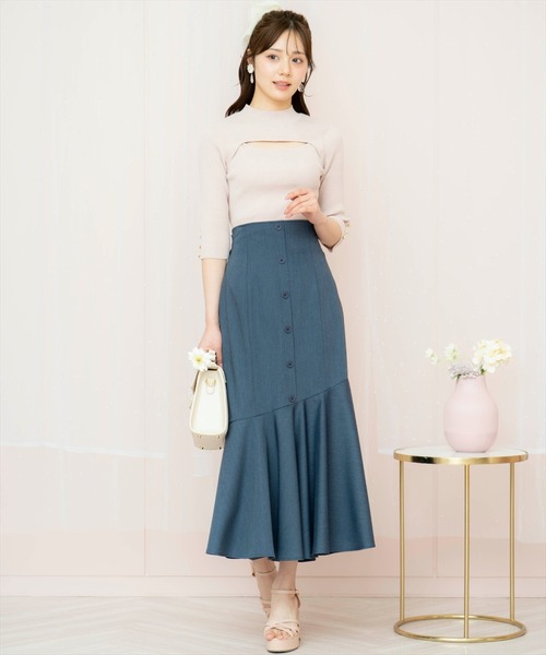 WILLSELECTION(ウィルセレクション)の「バックリボンフレアヘムスカート(スカート・レディース・ブラック系その他/ピンク/ネイビー・FREE)」の18枚目の写真