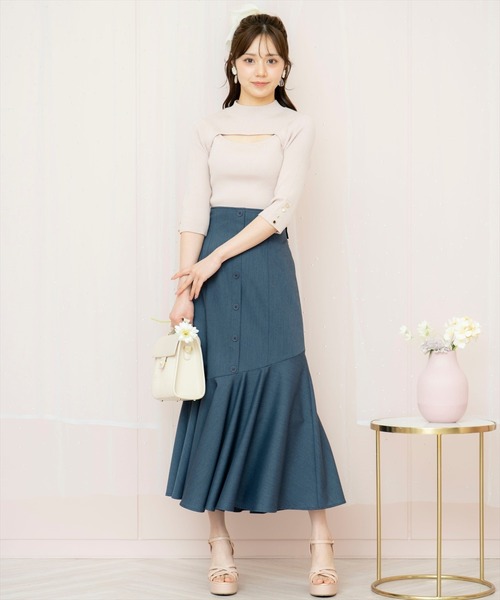 WILLSELECTION(ウィルセレクション)の「バックリボンフレアヘムスカート(スカート・レディース・ブラック系その他/ピンク/ネイビー・FREE)」の19枚目の写真