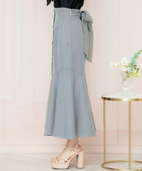 WILLSELECTION(ウィルセレクション)の「バックリボンフレアヘムスカート(スカート・レディース・ブラック系その他/ピンク/ネイビー・FREE)」の11枚目の写真